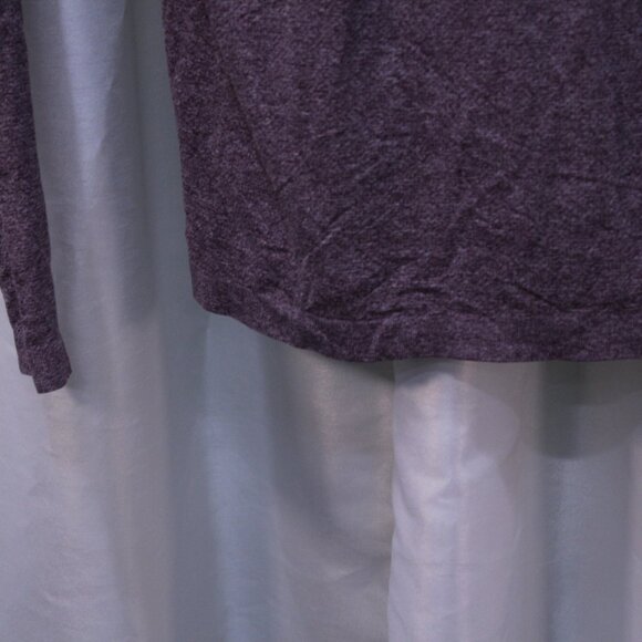 Under Armour Heathered Purple Long Sleeve Top - Picture 12 of 13
